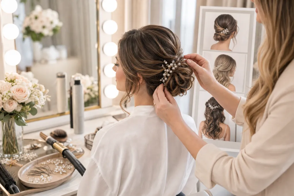 Bridal Hairstyles: Updo, Hollywood Waves, or Soft Romantic Curls?