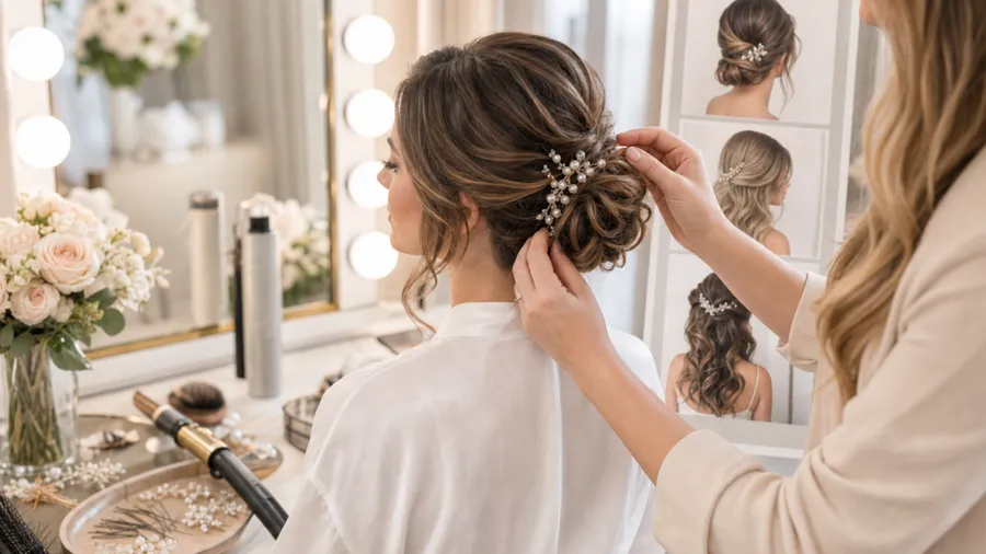 Bridal Hairstyles: Updo, Hollywood Waves, or Soft Romantic Curls?