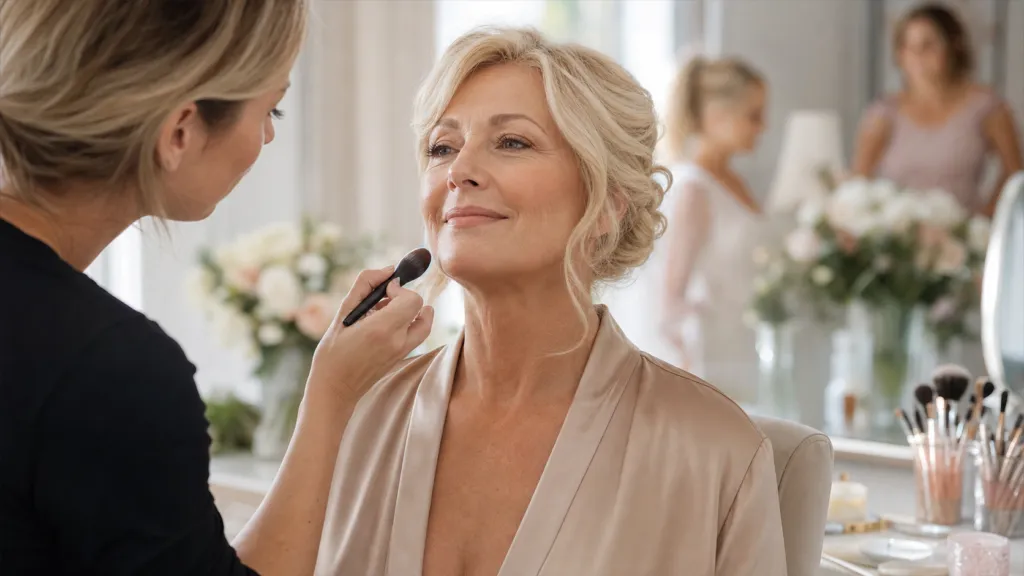 Mother-of-the-Bride Makeup for Mature Skin: Soft, Polished, Photo-Ready