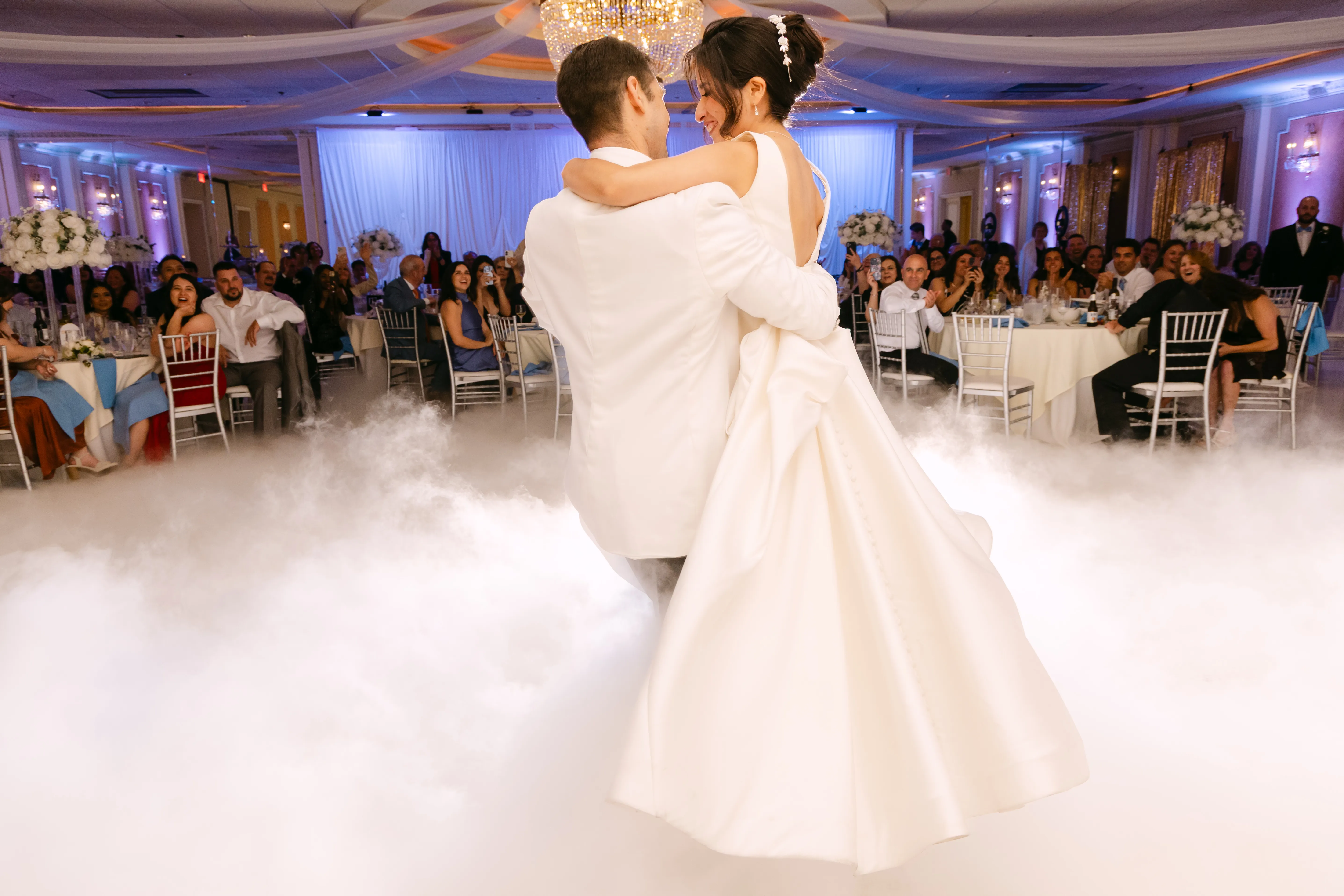 Bride and groom wedding portrait